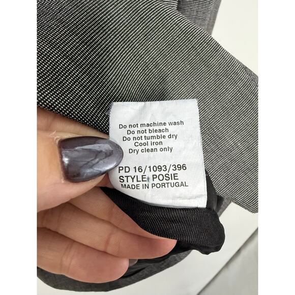 REISS Grey Suit Blazer Women’s 6 Tailored Single Breasted Careerwear - Picture 11 of 11